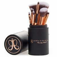 Набор кистей для макияжа Anastasia Beverly Hills 12 штук в тубе оптом в Астрахань 